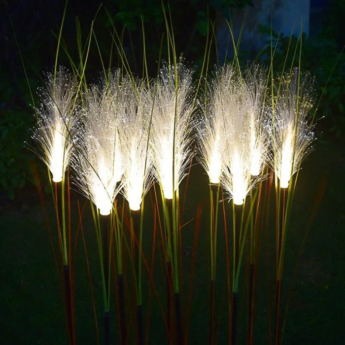 Solar Reed Garden Light - LED Solar Garden Lights Outdoor Waterproof Reed Light