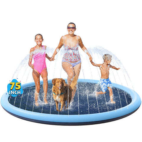 Non-Slip Splash Pad for Kids and Dogs