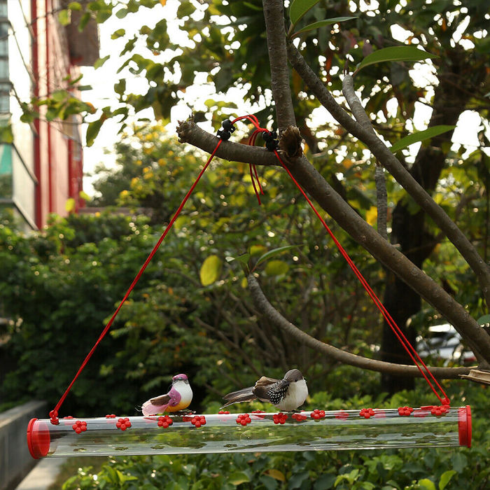 Horizontal Bar-Shaped Hummingbird Feeder