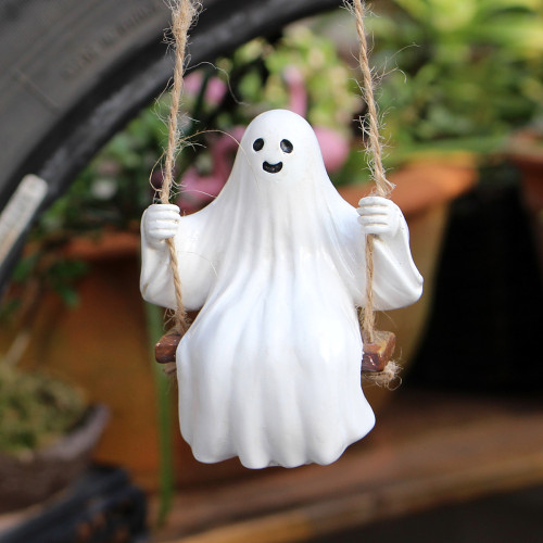 Halloween swing ghost pendant decoration