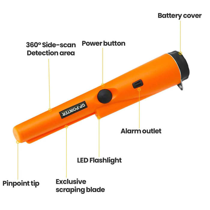 HandHeld Portable Waterproof Metal Detector