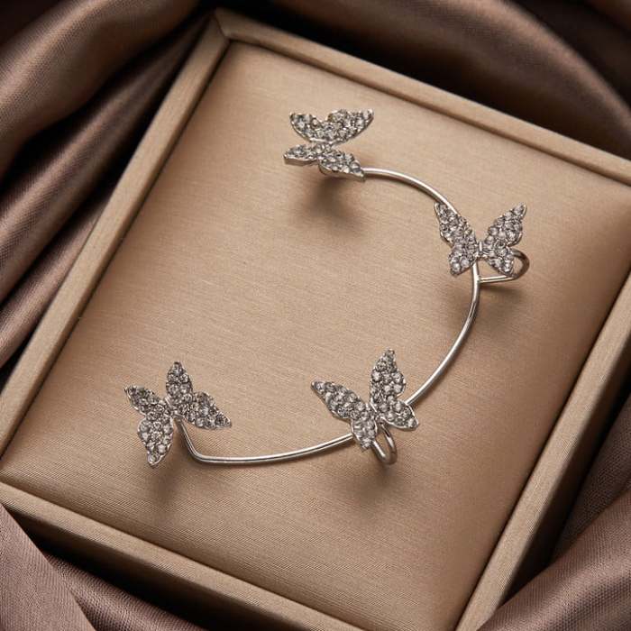 Butterfly Non Piercing Ear Cuff Earrings