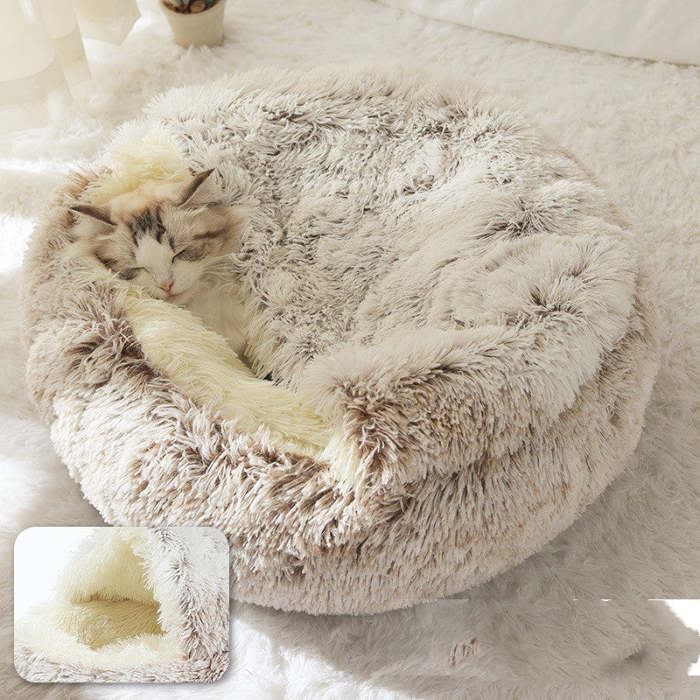 2-in-1 Pet Winter Bed