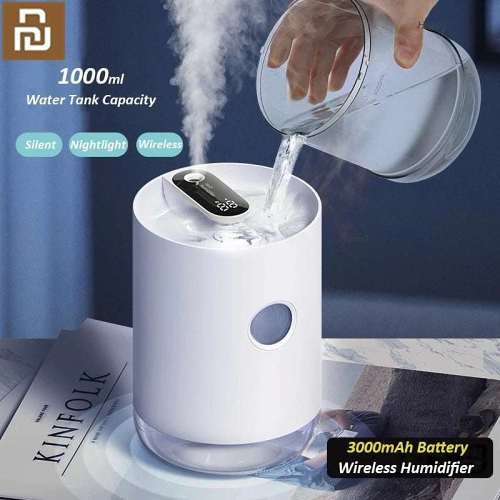 Air Humidifier Portable Wireless USB Water Mist Diffuser by Veasoon