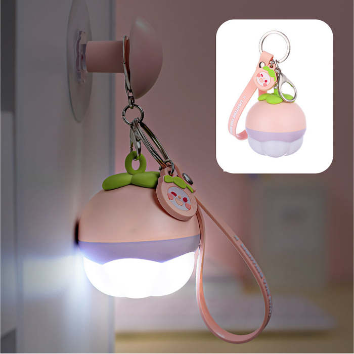Mangosteen Fruit Keychain