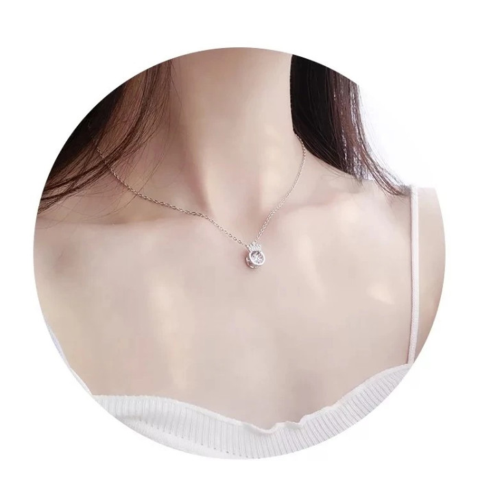 Beating Heart Crown Smart Necklace