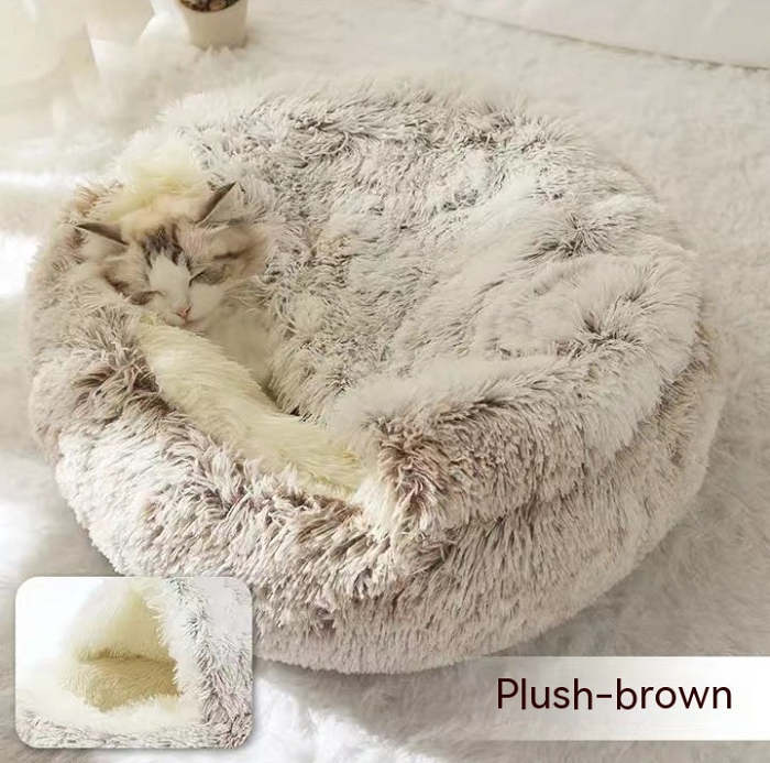 2-in-1 Pet Winter Bed