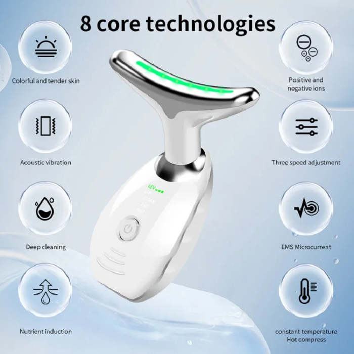 LED Photon Neck & Face Massager