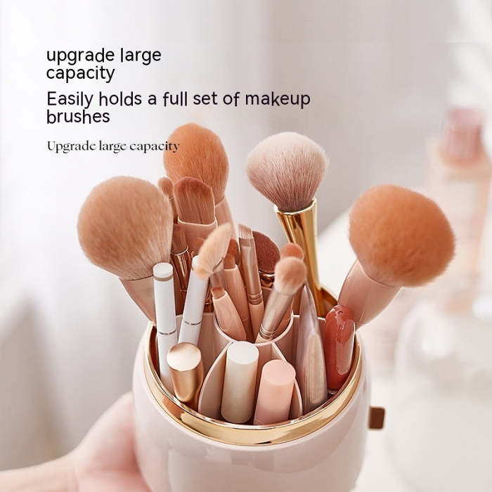 Desktop pen and makeup brush holder