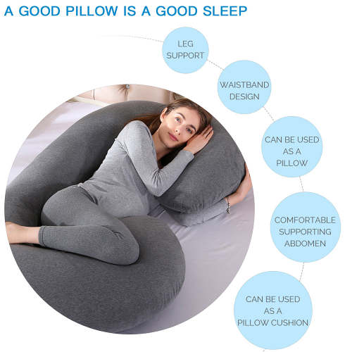 Large  Pregnancy Pillow C Shaped Full Body Pillow