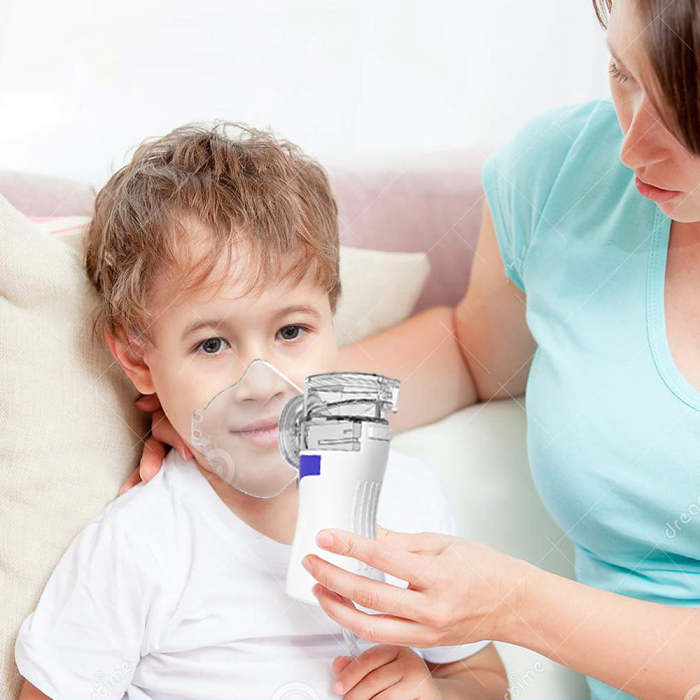 Portable Handheld Ultrasonic Compressor Nebulizer Machine Cool Mist Inhaler Kit for Home and Travel