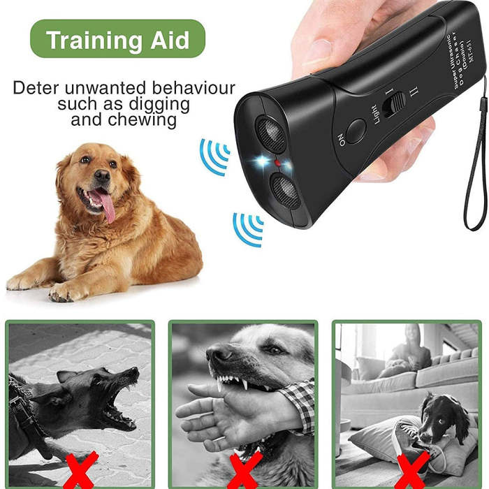 High Grade Anti-Barking Training Device (2 Modes + LED Flashlight)