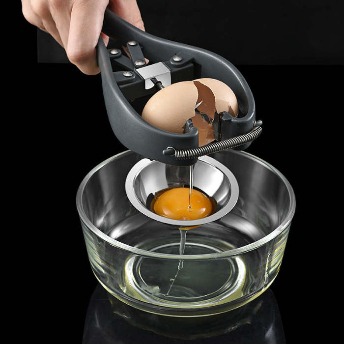 Stainless Steel Egg Opener & Separator.
