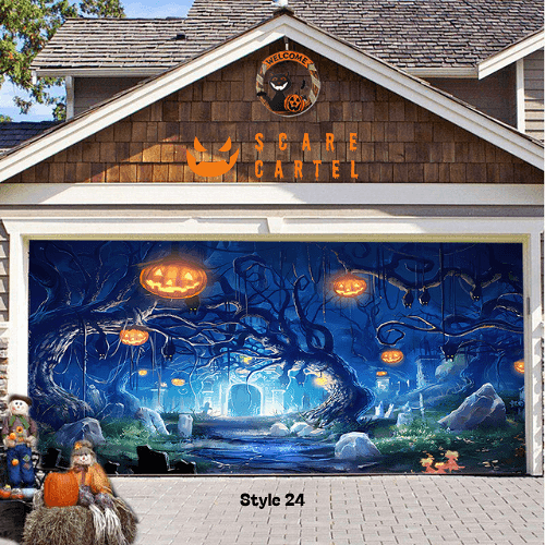 2024 Garage Door Halloween Cover