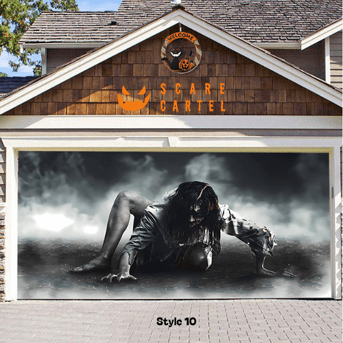 2024 Garage Door Halloween Cover