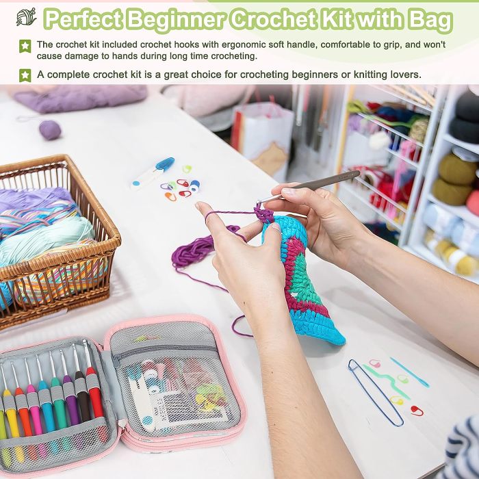 Hook & Stitch Craft Kit – 72pcs