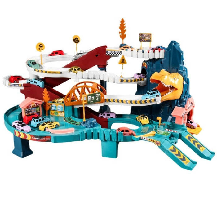 Dinosaur Mini Car Ramp Garage Playset (5 Options)