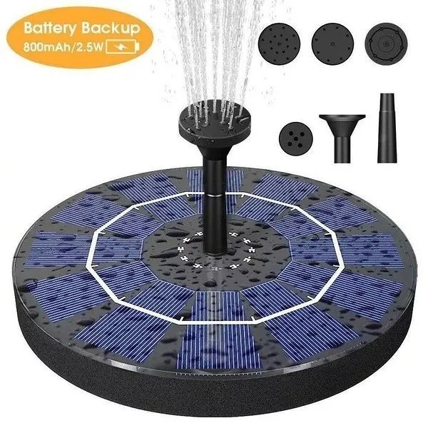 Solar-Powered Bird Fountain fountain Kit
