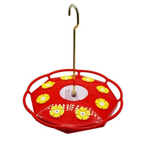 8 Holes Flowers Plastics Hummingbird Water Feeder