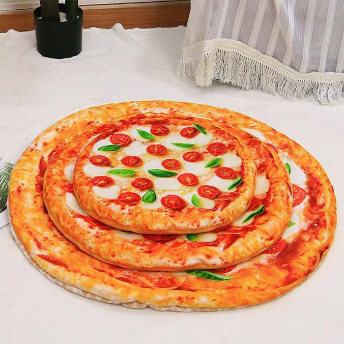 Funny Pizza Cat Dog Bed Pet Mattress