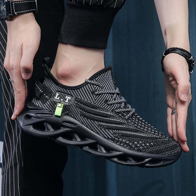 Lightweight Breathable Mesh Running Jogging Shoes – Casual Sneakers for Outdoor Sports with Shock-absorption