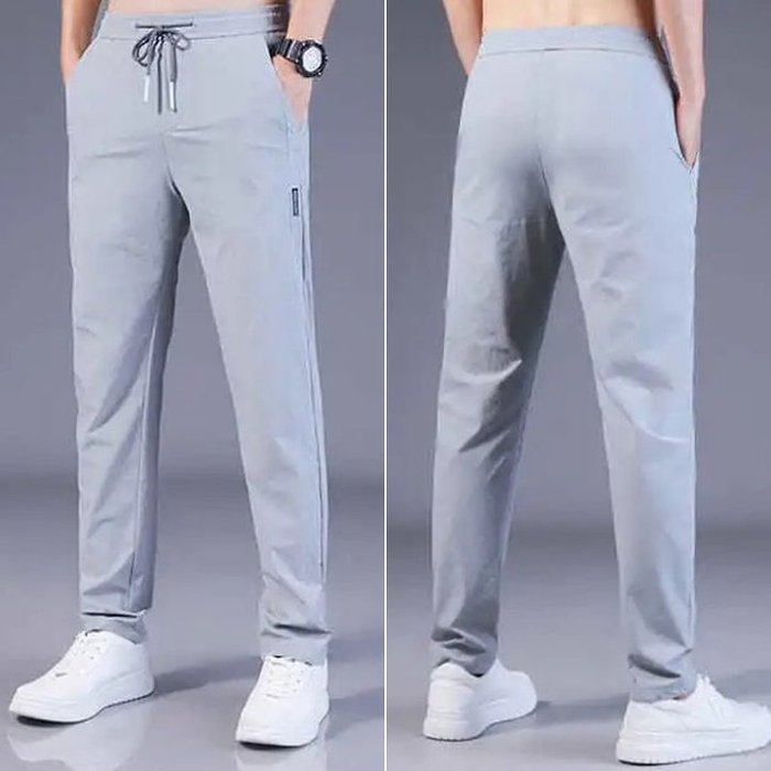 Acewonders Men’s Ice Silk Quick-Dry Stretch Pants