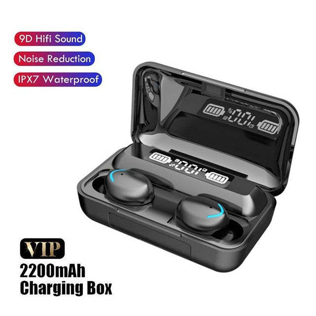 Headset with Mic Sports Waterproof Earbuds