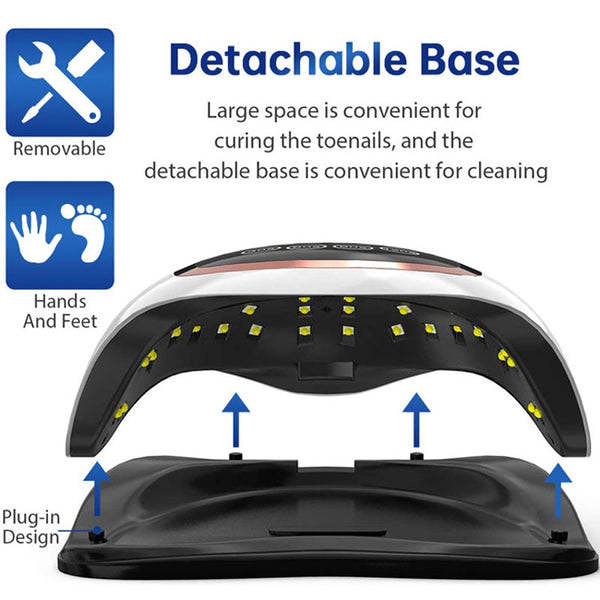 42 LED Smart Touch Nail Drying Lamp by Veasoon