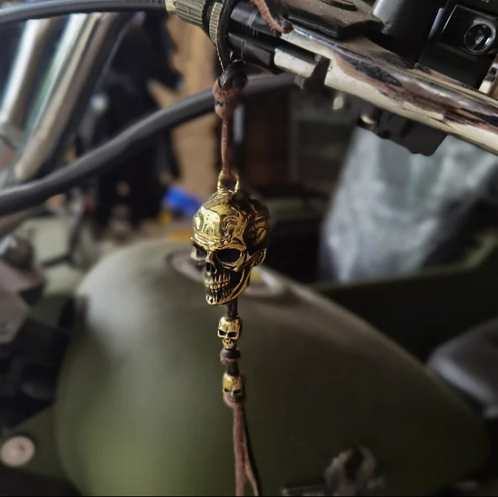 Motorcycle guardian ride bell accessory