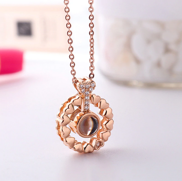 100 Languages I Love You Memory Necklace