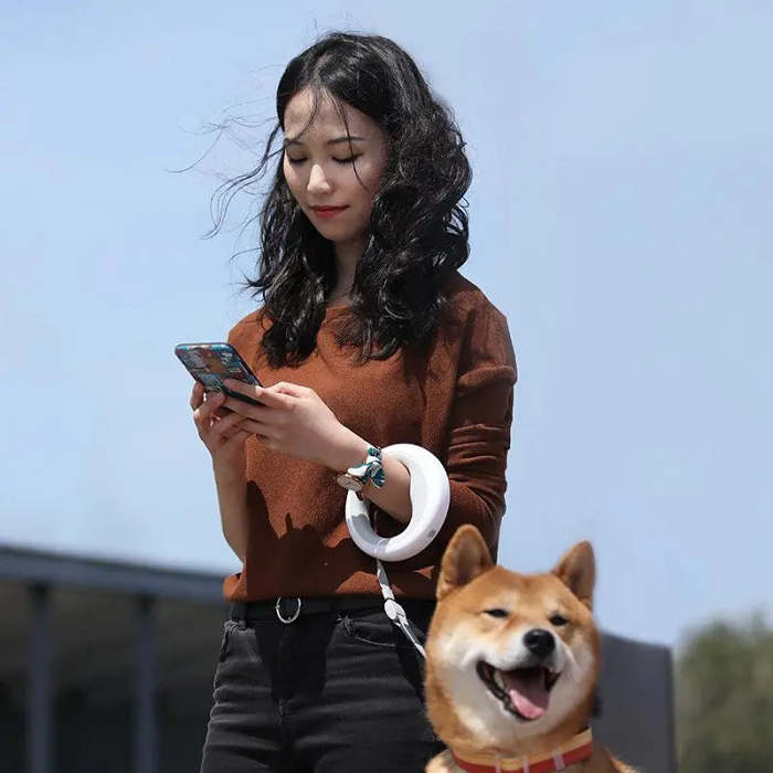 Smart LED Retractable Dog Leash
