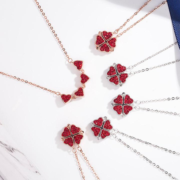 Our Leaf Heart Shape Necklace