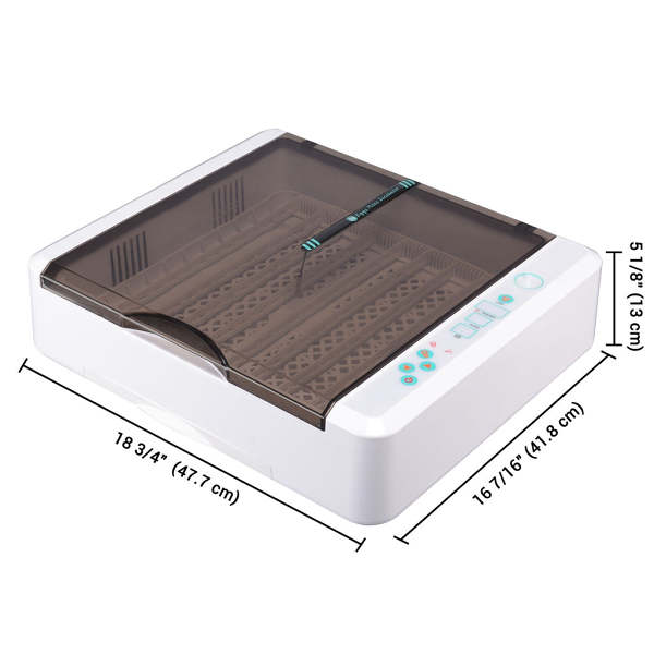 36-80 Eggs Incubator Poultry Hatching Machine Digital Display Auto Turning W/LED