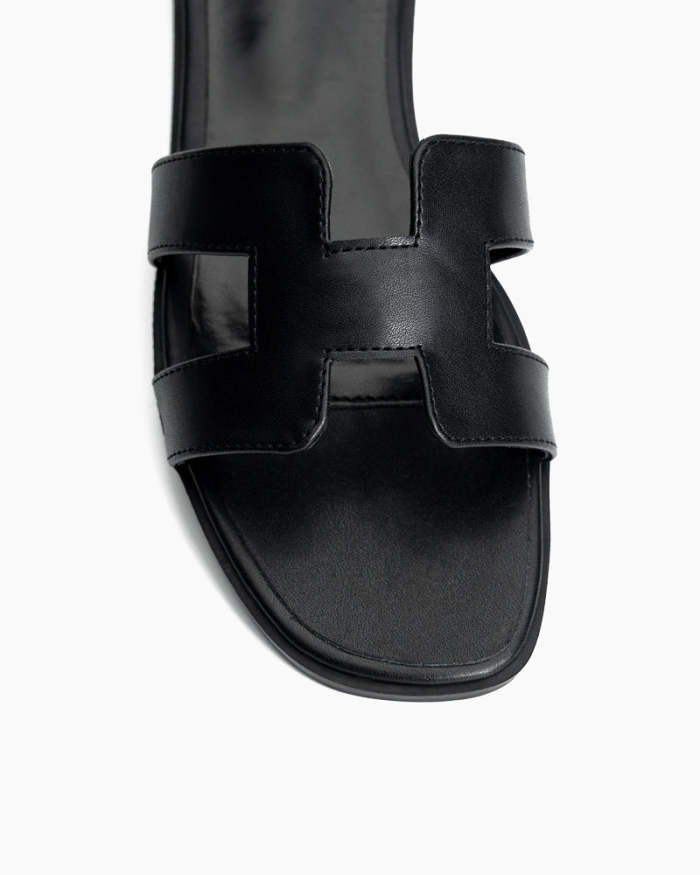 H Style Beach Flat Slippers Sandals