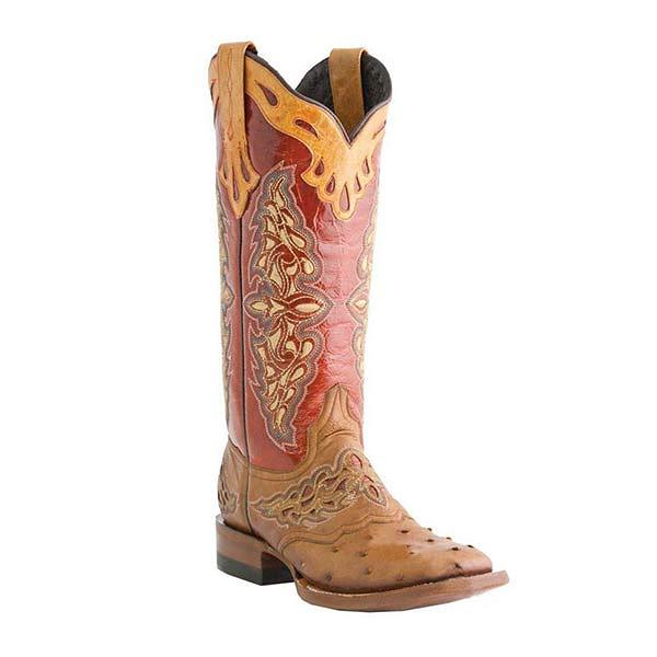 Women'S Embroidered Colorblock Rider Boots