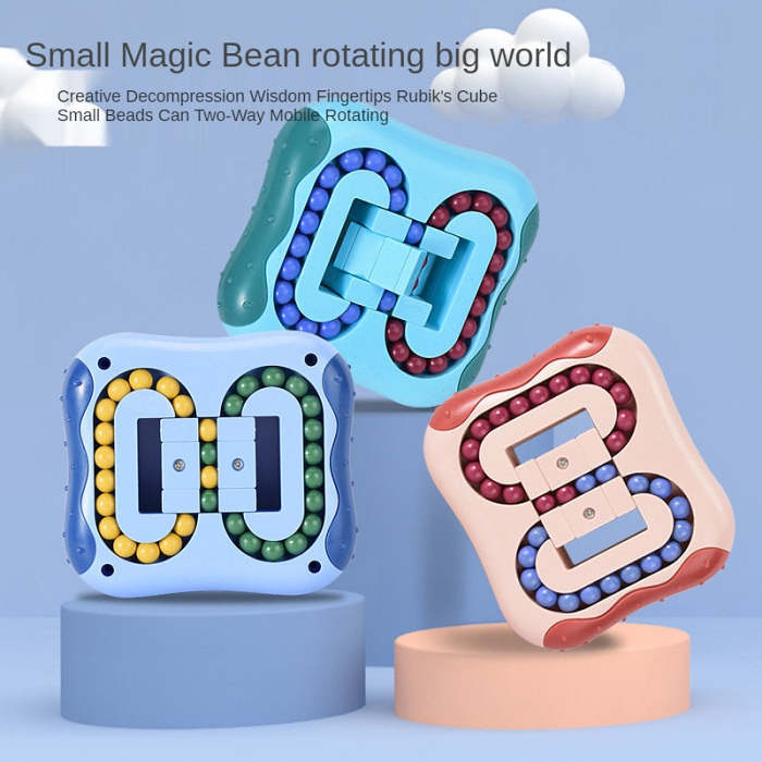 Rotating Magic Bean Intelligence Fingertip Cube