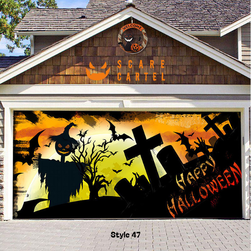 2024 Garage Door Halloween Cover