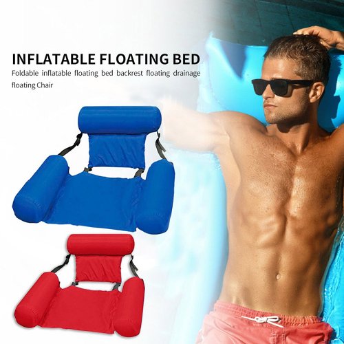 Swimming Pool Foldable Inflatable Floating Bed Chair