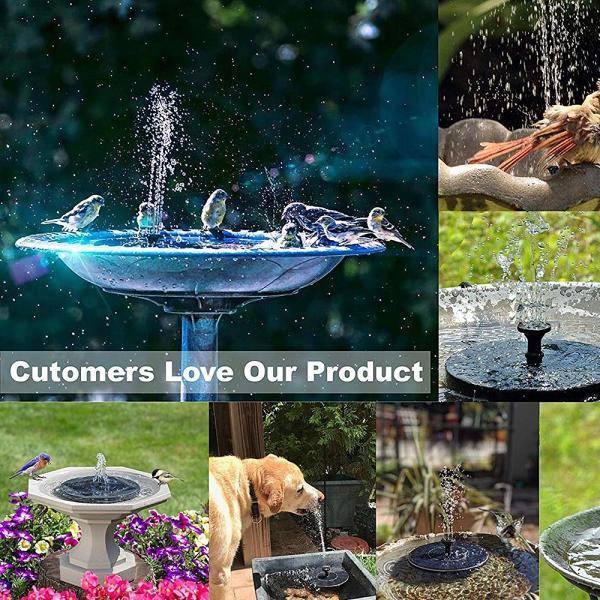 Solar Powered Water Fountain