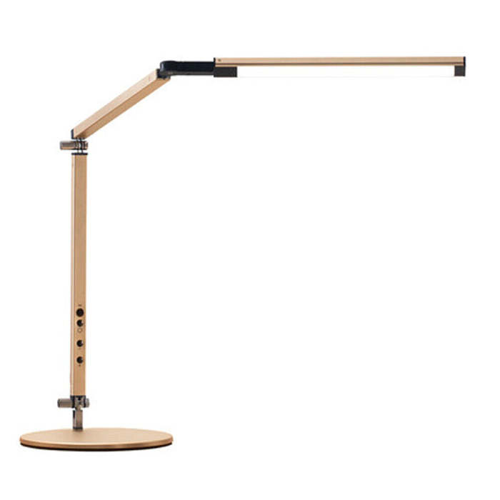 8W 100-240V LED Table Lamp Desk Dimmable Foldable Metal Swing Arm Desk Lamp with 3 Lighting Modes for Desk Office Bedroom Reading