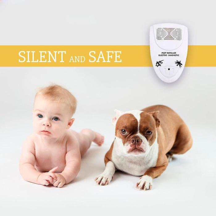 Ultrasonic Bat Repellent - Get Rid Of Bats In 72 Hours2pcs-white-eu