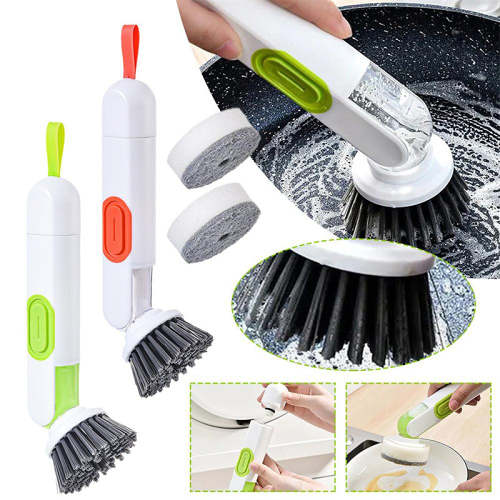 Versatile Liquid-Filled Cleaning Brush