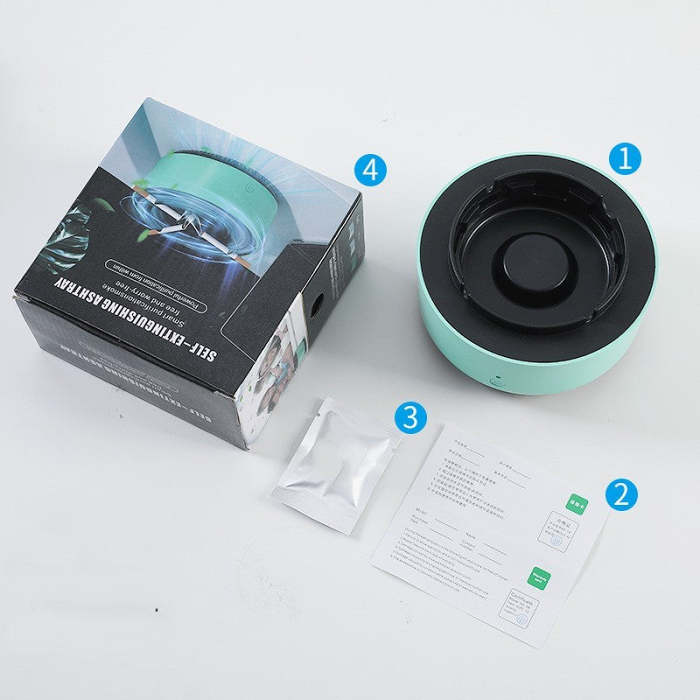 Anion Purification Ashtray: Portable Smoke Removal