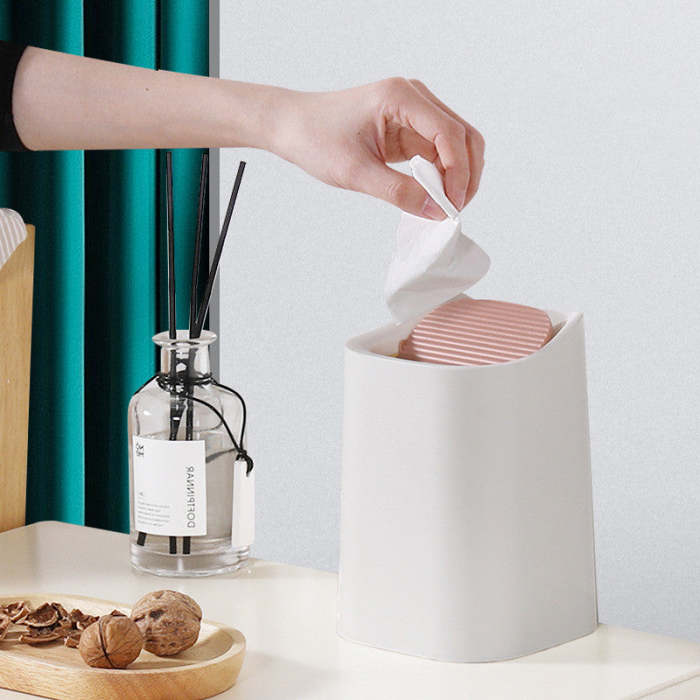 Cute girl-inspired paper basket with cover.