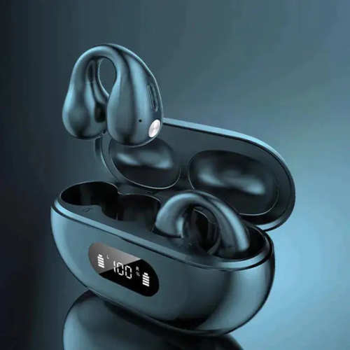 AudiClip - Wireless Ear Clip Bone Conduction Headphones by Veasoon