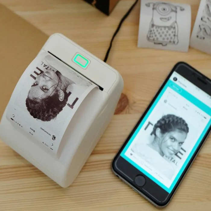 Wireless Phone Photo Printer by Veasoon