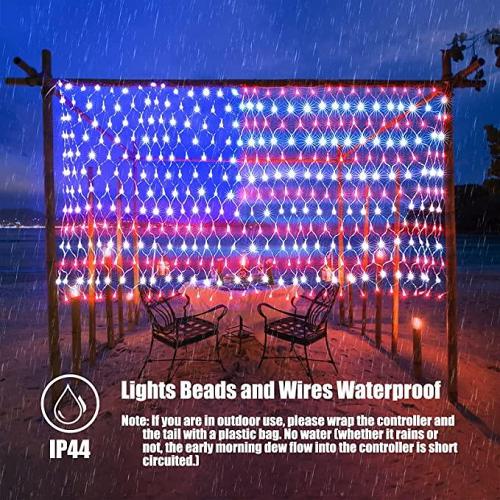 LED String Lights American Flag