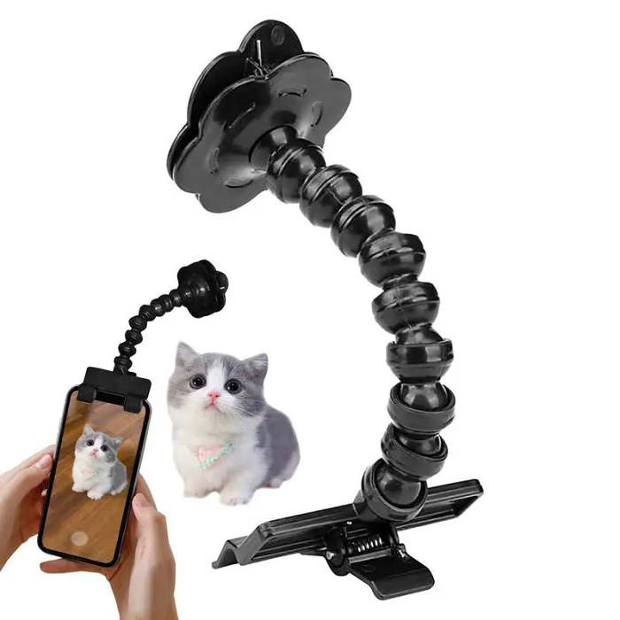 Pet selfie camera holder.