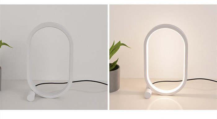 USB Oval Acrylic Touch Lamp