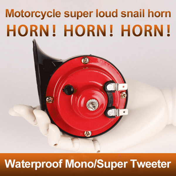 1 Pair 300DB Super Loud Train Horn for Truck Train Boat Car Air Electric Snail Double Horn